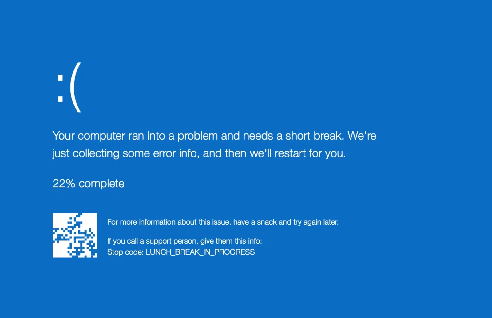 Blue Screen screenshot 1