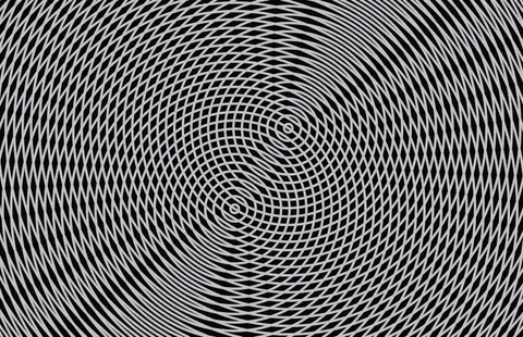 Moire screensaver