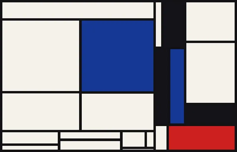 De Stijl Grid screensaver