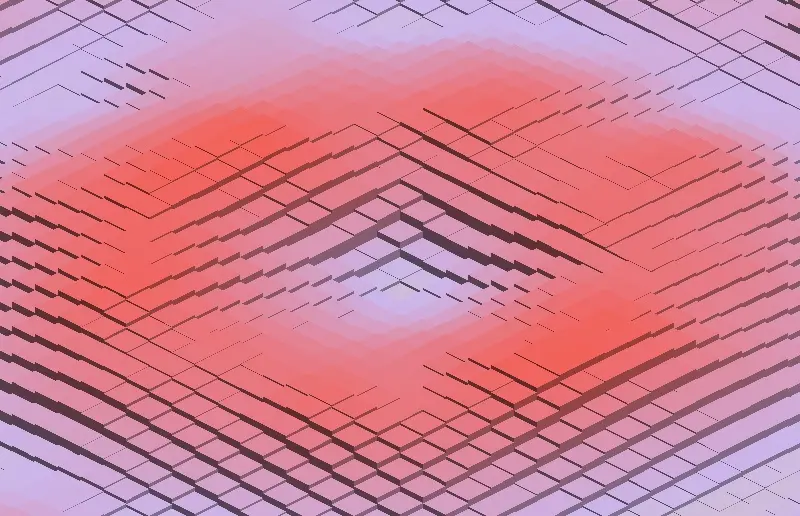 Isometric Blocks screensaver
